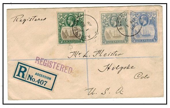 ASCENSION - 1929 multi franked 