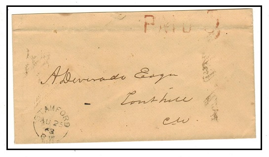 CANADA - 1863 local stampless 