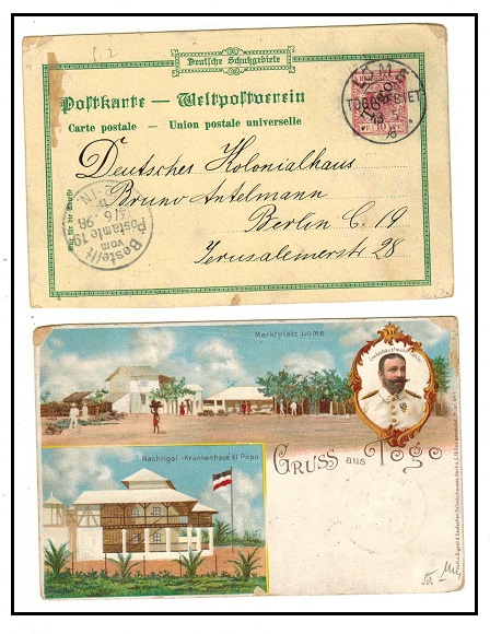 TOGO - 1898 10pfg illustrated 