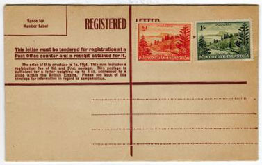 NORFOLK ISLAND - 1947 uprated 1/- + 1/2d 