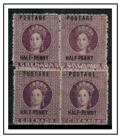 GRENADA - 1881 1/2d deep mauve 