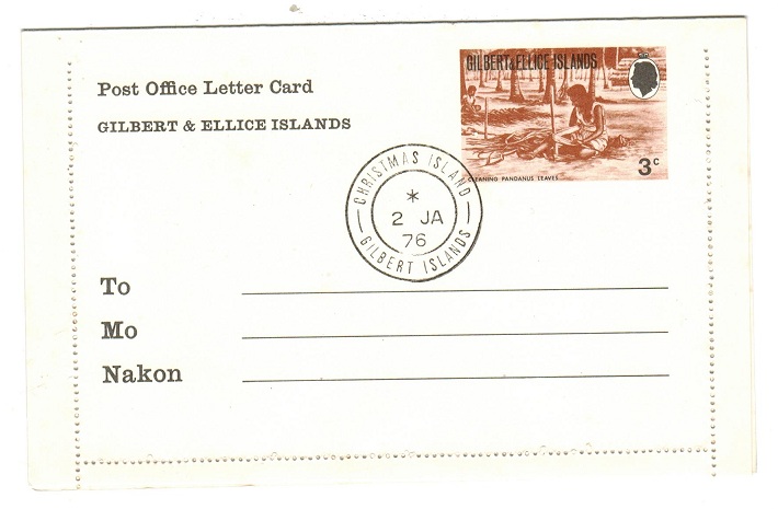 CHRISTMAS ISLAND - 1975 3c 