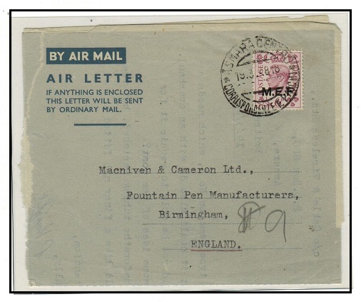 B.O.F.I.C. (Eritrea) - 1948 6d rate use of 