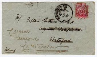 NORTHERN NIGERIA - 1901 P.O.JEBBA manuscript cover to Ireland.