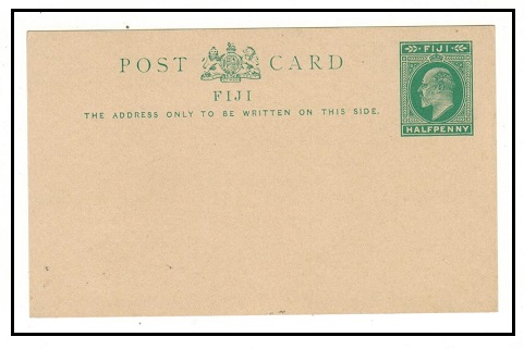 FIJI - 1904 1/2d green PSC fine unused.  H&G 7.