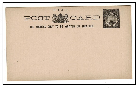 FIJI - 1895 1d black PSC fine unused.  H&G 1.