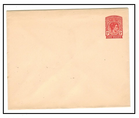 LEEWARD ISLANDS - 1938 1d red PSE unused (133x108mm). Unlisted by H&G.