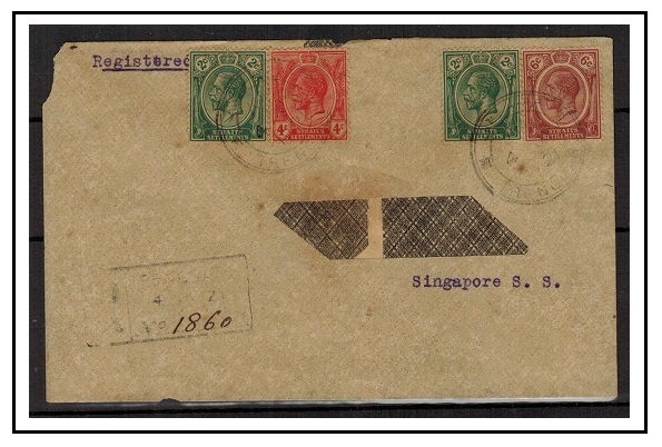 MALAYA - 1921 registered 