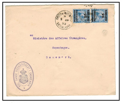 MOROCCO AGENCIES - 1923 50c rate 