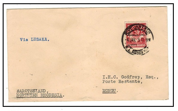 NORTHERN RHODESIA - 1939 return 