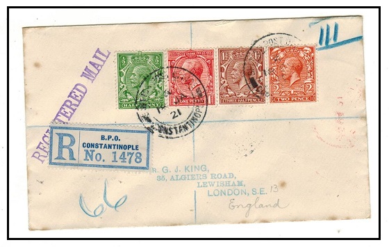 BRITISH LEVANT - 1921