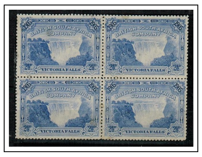 RHODESIA - 1905 2 1/2d deep blue 