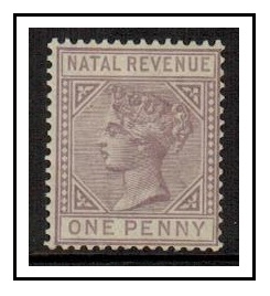 NATAL - 1884 1d lilac 