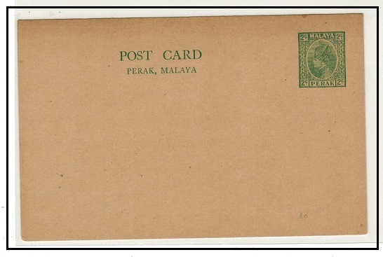 MALAYA - 1936 2c green PSC unused.  H&G 6.