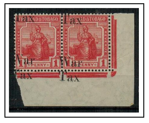 TRINIDAD AND TOBAGO - 1917 1d red 