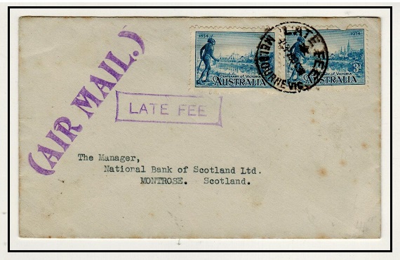 AUSTRALIA - 1934 6d rate 