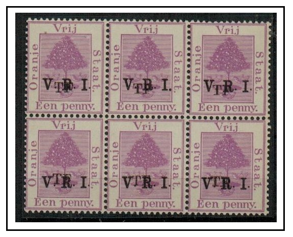 ORANGE RIVER COLONY - 1900 1d purple 