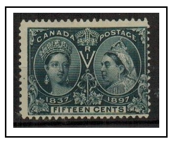 CANADA - 1897 15c slate fine mint.  SG 132.