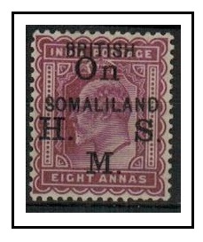 SOMALILAND - 1903 8c purple 