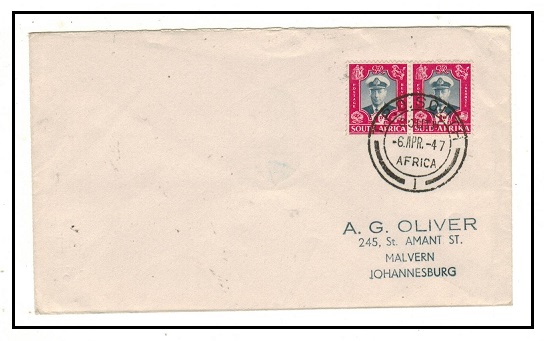 SOUTH AFRICA - 1947 2d rate 