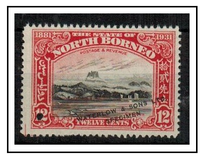 NORTH BORNEO - 1931 12c 