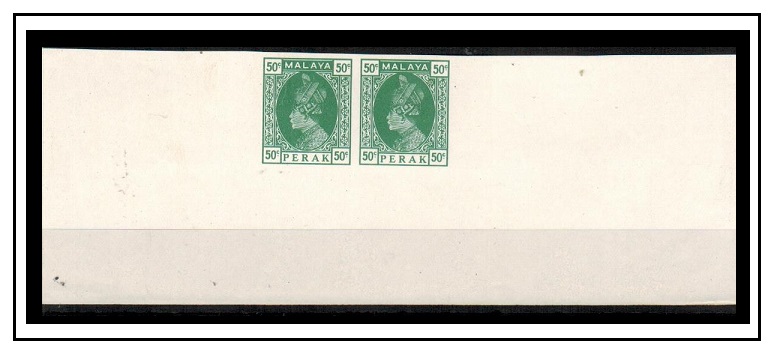 MALAYA - 1935 50c green 