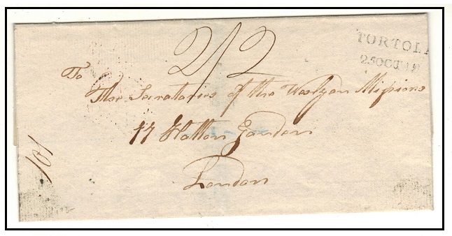 BRITISH VIRGIN ISLANDS - 1818 outer 