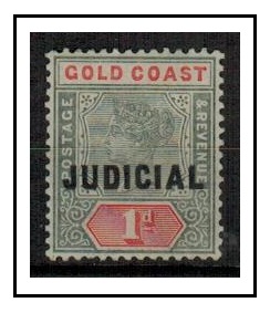 GOLD COAST - 1902 1d grey and red 
