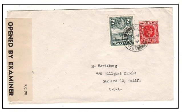 ANTIGUA - 1944 3d rate 