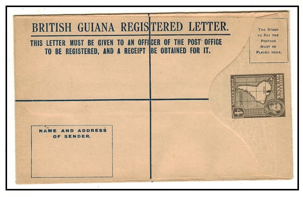 BRITISH GUIANA - 1938 4c black RPSE unused.  H&G 11.