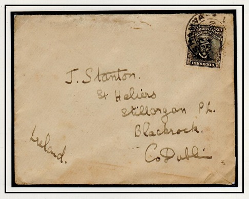 RHODESIA - 1920 2d rate 
