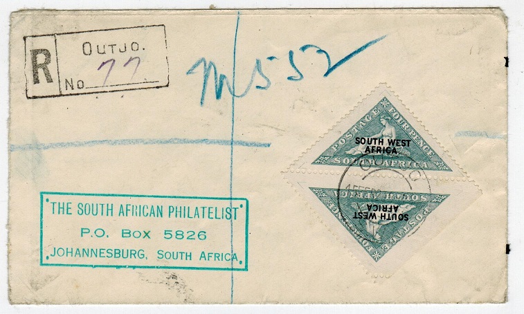 SOUTH WEST AFRICA - 1930 4d 