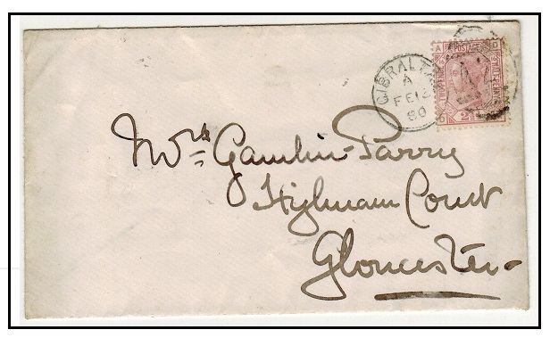 GIBRALTAR - 1880 GB 2 1/2d 