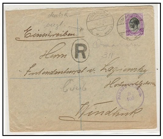 SOUTH WEST AFRICA - 1919 6d 
