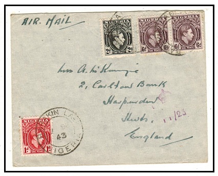 NIGERIA - 1943 1/3d rate 