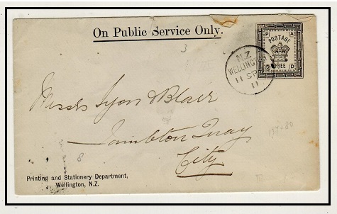 NEW ZEALAND - 1890 use of 