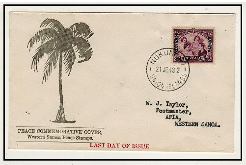 TOKELAU - 1948 2d rate 