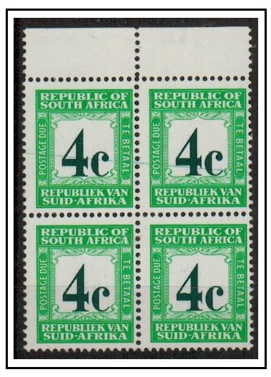 SOUTH AFRICA - 1971 4c 