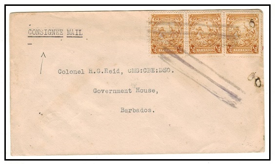 BARBADOS - 1942 (circa) 1 1/2d rate 