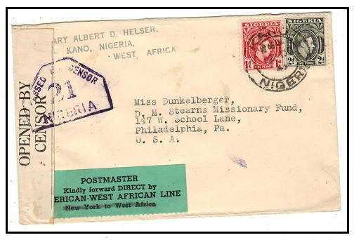 NIGERIA - 1941 3d rate 