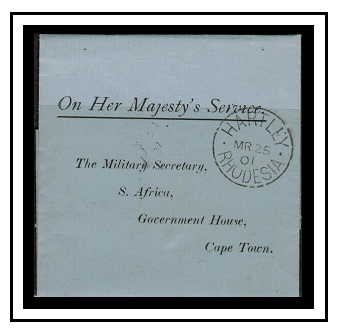 RHODESIA - 1901 use of 