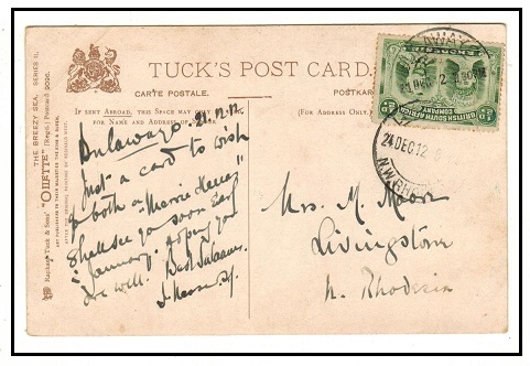 RHODESIA - 1912 1/2d 