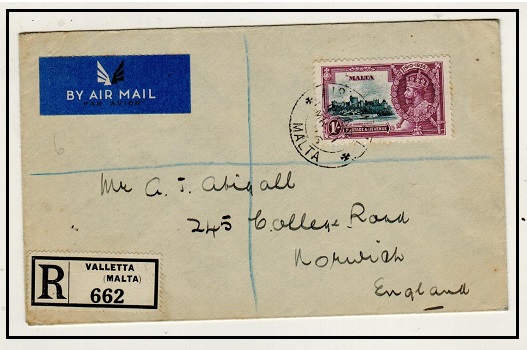 MALTA - 1936 1/- 