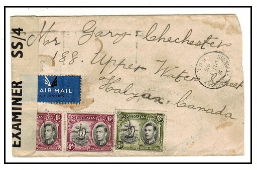 GRENADA - 1943 1/3d rate 