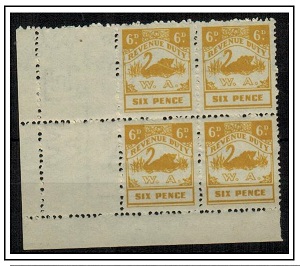 AUSTRALIA - 1962 6d yellow olive 