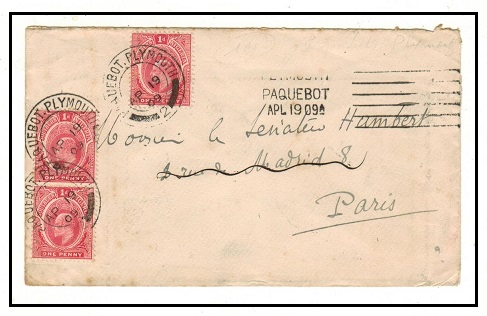SOUTHERN RHODESIA - 1909 3d rate 