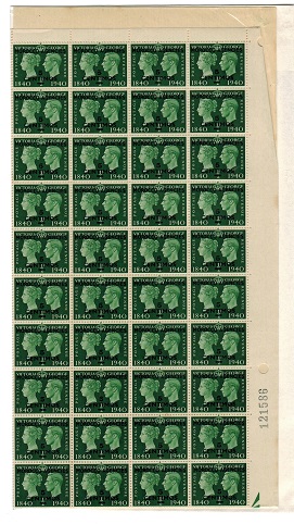 MOROCCO AGENCIES - 1940 5c on 1/2d green 