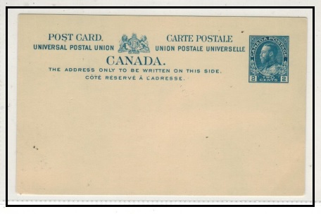 CANADA - 1913-15 2c blue PSC unused.  H&G 32.