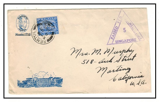 MALAYA - 1940 12c rate 