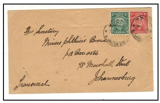RHODESIA - 1918 1/2d and 1d 